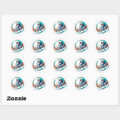 Sticker Rond Trail Rider (Feuille)