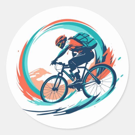 Sticker Rond Trail Rider (Devant)