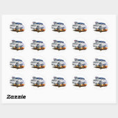 Sticker Rond Trailblazer SS White Truck (Feuille)