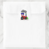 Sticker Rond Train Choo Choo (Sac)
