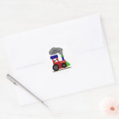 Sticker Rond Train Choo Choo (Enveloppe)
