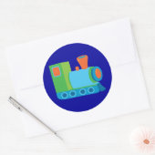 Sticker Rond Train Cute Choo Choo (Enveloppe)