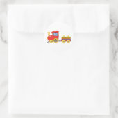 Sticker Rond Train de dessin (Sac)