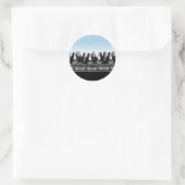 Sticker Rond Train de Nun (Sac)