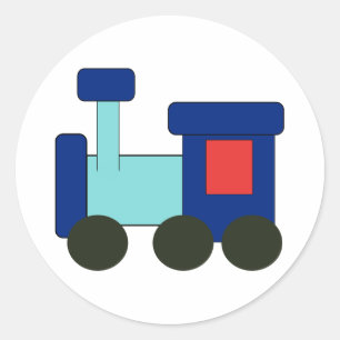 Sticker Rond Train Kiddie