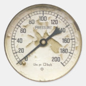 STICKER ROND TRAINS À VAPEUR (Devant)