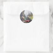 STICKER ROND TRAINS À VAPEUR (Sac)