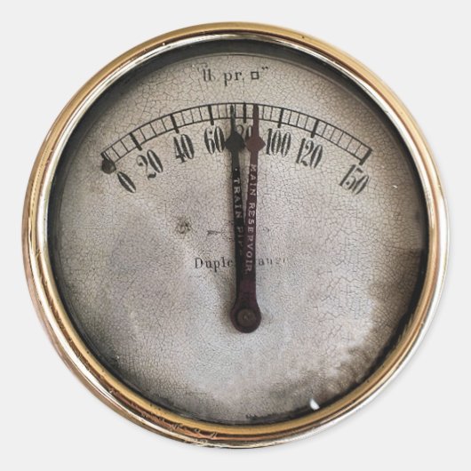 STICKER ROND TRAINS À VAPEUR (Devant)