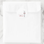 Sticker Rond Trains de chasse (Sac)