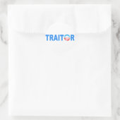 Sticker Rond TRAITANT Obama (Sac)
