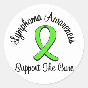 Sticker Rond Traitement de soutien de lymphome