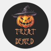 Sticker Rond Traitement refusé (Devant)