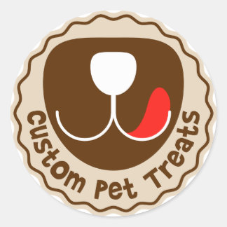 Sticker Rond Traitements personnalisés pour animaux