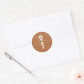 Sticker Rond Traiteur avec Soupe chaude. (Enveloppe)