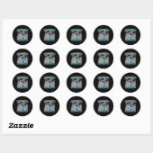 Sticker Rond Tralalero (Feuille)