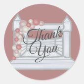 Sticker Rond Trampoline rebondissant Boho (Devant)