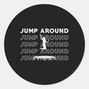 Sticker Rond Trampoline Trampoline Arrondissement Sport Gymnast