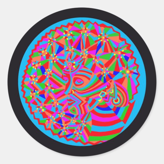 Sticker Rond Trance magique (Devant)