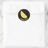 Sticker Rond Tranche de citron (Sac)