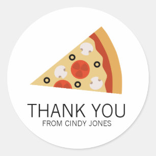 Sticker Rond Tranche de pizza