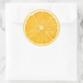 Sticker Rond Tranche d'orange (Sac)
