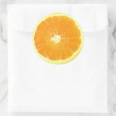 Sticker Rond tranche orange (Sac)