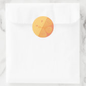Sticker Rond tranche orange (Sac)