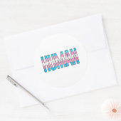 Sticker Rond Trans Humain (Enveloppe)