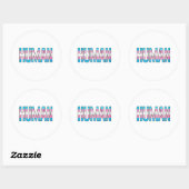 Sticker Rond Trans Humain (Feuille)