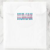 Sticker Rond Trans Humain (Sac)