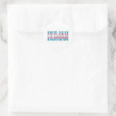 Sticker Rond Trans Humain (Sac)