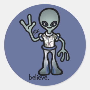 Sticker Rond transfert étranger