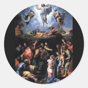 STICKER ROND TRANSFIGURATION DE JÉSUS