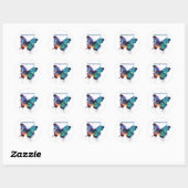 Sticker Rond Transformé par 12 étapes simples (Feuille)