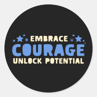 Sticker Rond Transformez votre espace grâce à l'inspiration