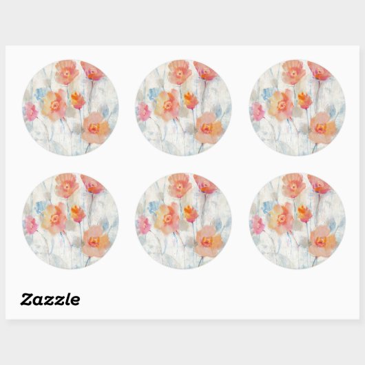 Sticker Rond Translucide II (Feuille)