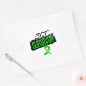 Sticker Rond Transplant de cellules souches SCT Survivant (Enveloppe)