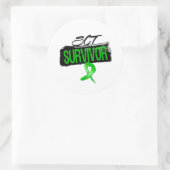 Sticker Rond Transplant de cellules souches SCT Survivant (Sac)