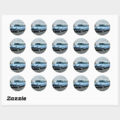 Sticker Rond Transport 168 (Feuille)