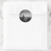 Sticker Rond Travaux d'une vie (Sac)
