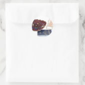 Sticker Rond TravelVacation071809 (Sac)