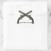 Sticker rond Traversé Pistols Classic (Sac)