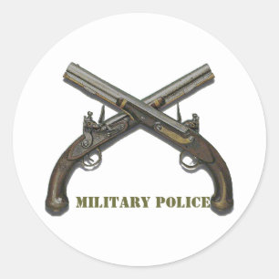 Sticker rond Traversé Pistols Classic