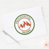 Sticker Rond Traverse présidentielle (Enveloppe)