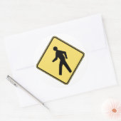 Sticker Rond Traversée piétonne (Enveloppe)