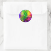 Sticker Rond Traverser le temps (Sac)