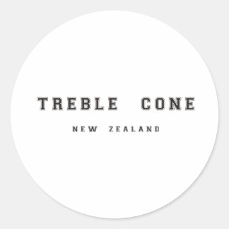 Sticker Rond Treble Cone Nouvelle-Zélande