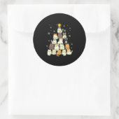 Sticker Rond Tree de Merry Xmas (Sac)