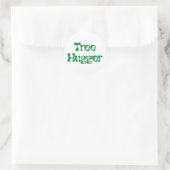 Sticker Rond Tree Hugger Produits & Designs! (Sac)