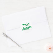 Sticker Rond Tree Hugger Produits & Designs! (Enveloppe)